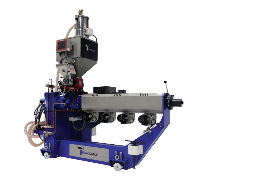 extrusora de plastico para cable - cable coating extrusion machine tecnocable