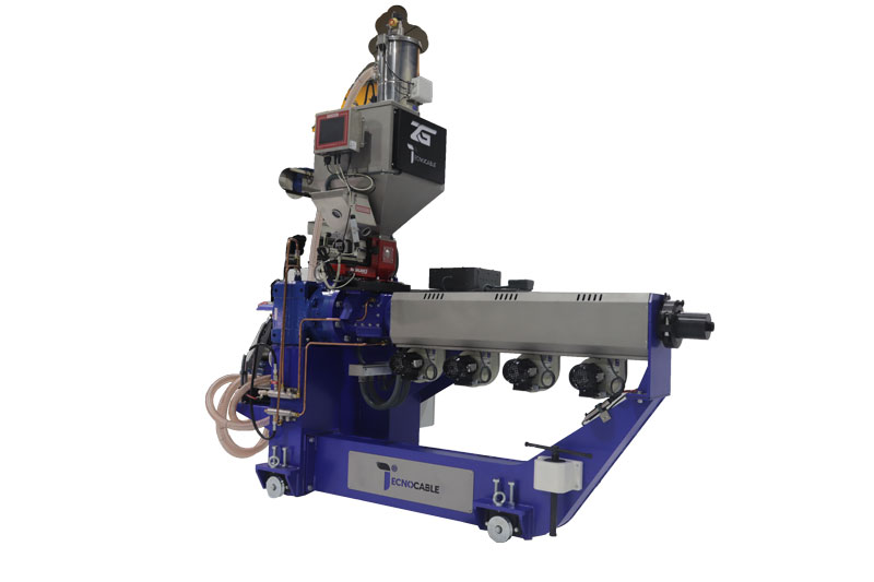 maquina extrusora plástico - Tecnocable