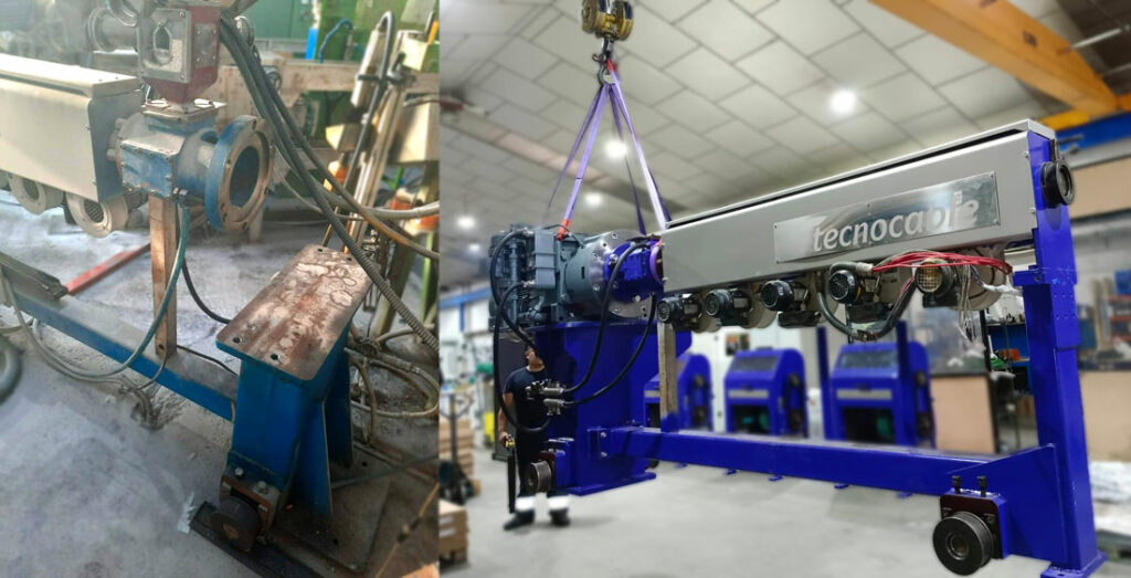 Before and After extruder restoration