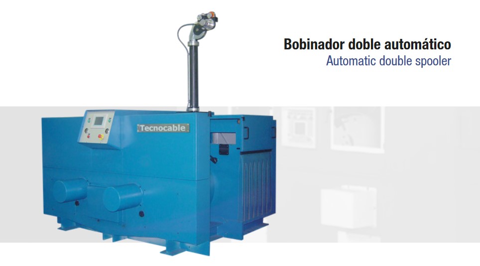 bobinador para fabricacion de cable y alambre