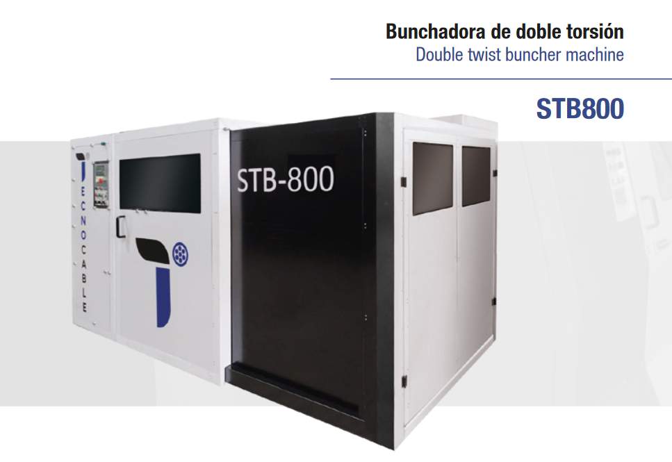 bunchadora - reunidora de doble torsion STB800