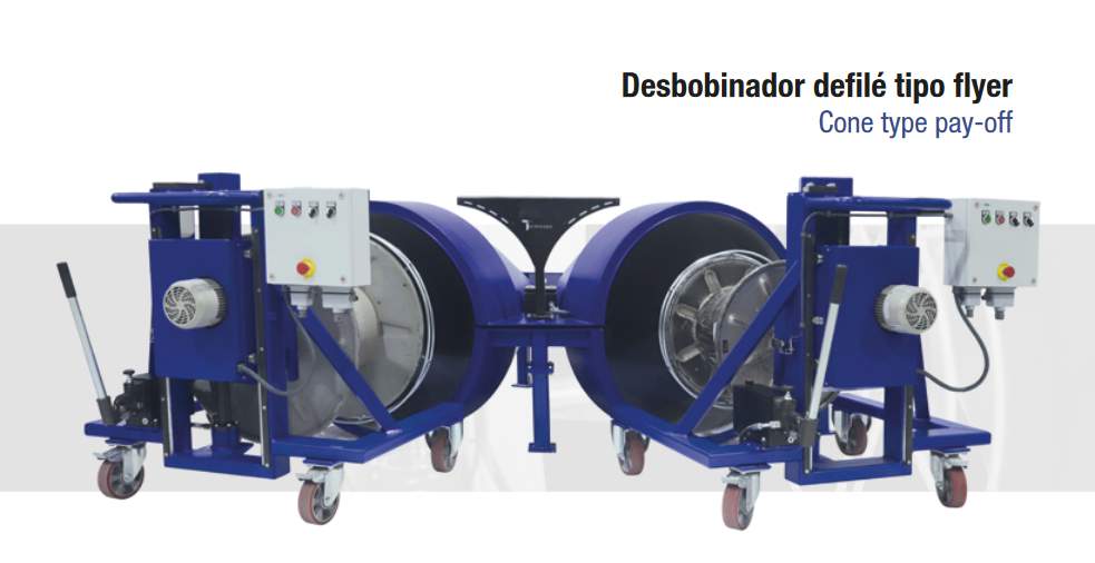 desbobinador tipo flyer