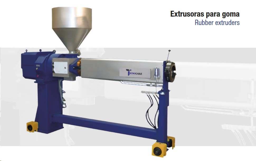 maquina extrusió de goma